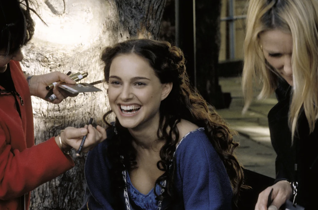 young natalie portman smile